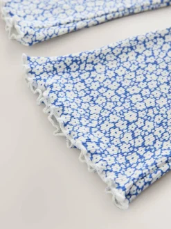 Online Next Ecru White Apple Character Short Sleeve Top and Leggings Set (3mths-7yrs)