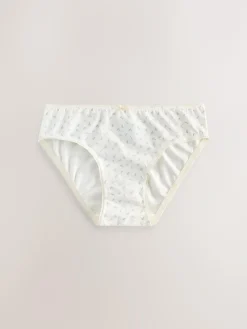New Next Bikini Briefs 5 Pack (1.5-16yrs) Ecru White