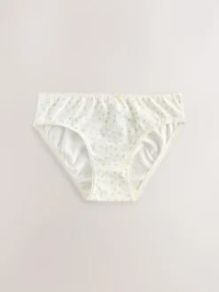 New Next Bikini Briefs 5 Pack (1.5-16yrs) Ecru White