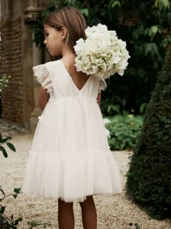 Next Mesh Flower Girl Dress (3-16yrs)^ Occasionwear|Dresses