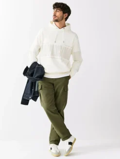 Next Ecru White Graphic Print Hoodie^ Sweatshirts & Hoodies|Sweatshirts & Hoodies