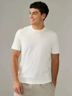 Next Ecru/Blue/Green/Neutral Mushroom/Grey/Stone Regular Fit Essential Cotton T-Shirts 6 Pack^ Nightwear|Tops & T-Shirts