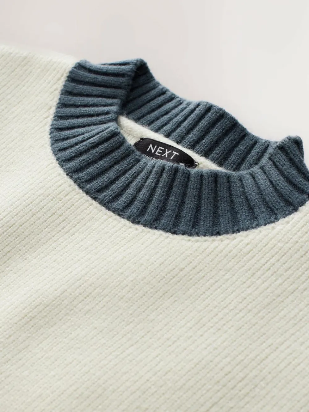 Next Ecru/Brown Knitted Jumper (3mths-7yrs)^BOY Knitwear|Knitwear