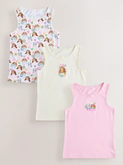 Next Ecru/Pink Paw Patrol Vests 3 Pack (2-8yrs)