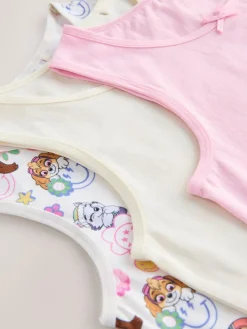 Next Ecru/Pink Paw Patrol Vests 3 Pack (2-8yrs)