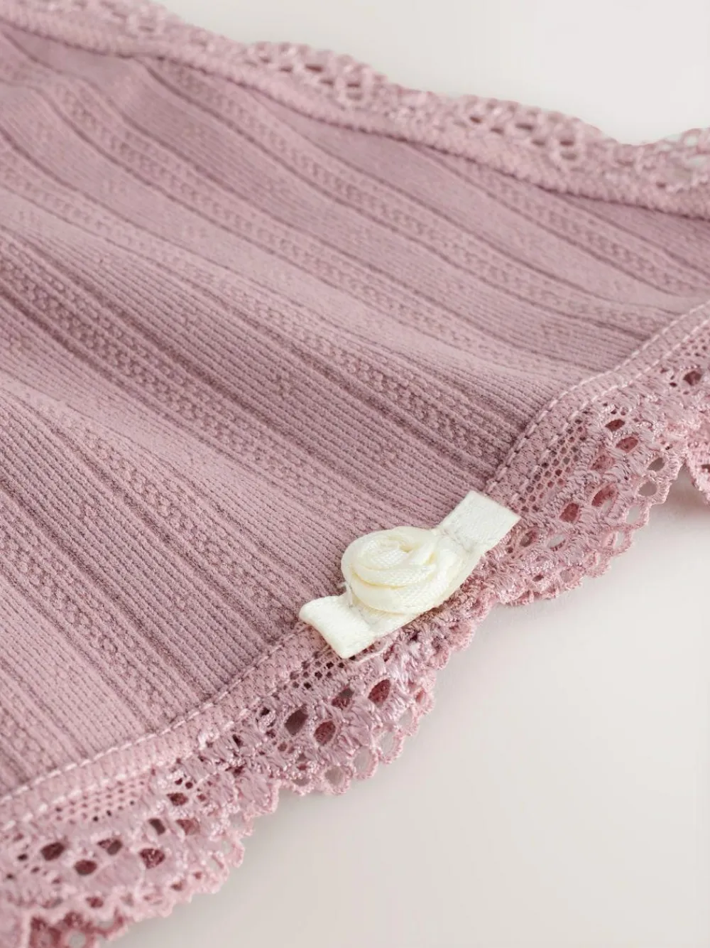 Next Ecru/Pink Thong Seamfree Pointelle Knickers 3 Pack^Women Panties|All Lingerie