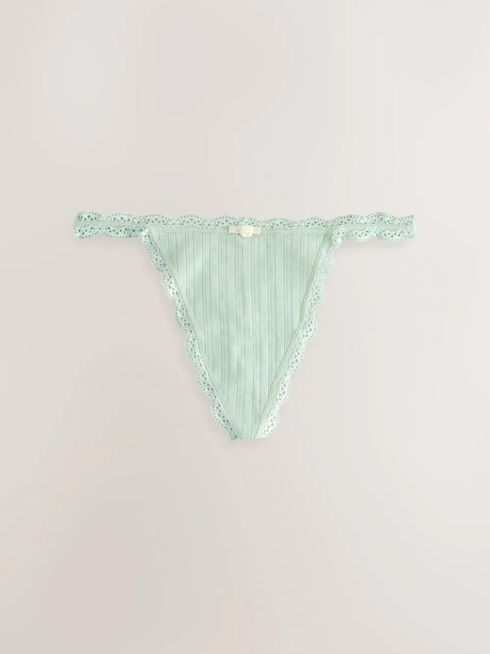 Next Ecru/Pink Thong Seamfree Pointelle Knickers 3 Pack^Women Panties|All Lingerie