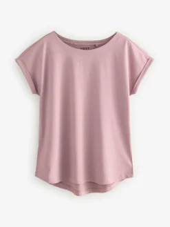 New Next Cap Sleeve T-Shirts 5 Pack Ecru/Taupe/Brown/Blue/Yellow