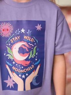 Eleanor Bowmer Blue Moon Child 100% Cotton T-Shirt^ T-Shirts