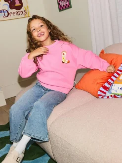 Eleanor Bowmer Graphic Oversized Crew Neck Sweatshirt^ Nightwear|Sweatshirts & Hoodies