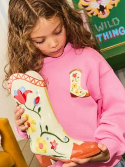 Eleanor Bowmer Graphic Oversized Crew Neck Sweatshirt^ Nightwear|Sweatshirts & Hoodies