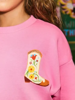 Eleanor Bowmer Graphic Oversized Crew Neck Sweatshirt^ Nightwear|Sweatshirts & Hoodies