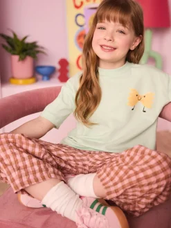 Eleanor Bowmer Kid Green Pasta 100% Cotton T-Shirt^ T-Shirts