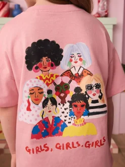 Best Eleanor Bowmer Pink Who Rules the World Kids 100% Cotton T-Shirt