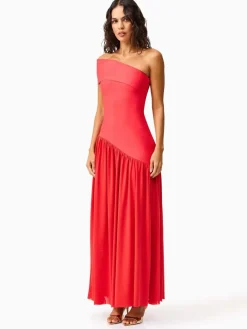 Elliatt Orange Jesselle Asymmetrical Bandage Dress^Women Maxi Dresses