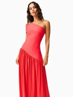 Elliatt Orange Jesselle Asymmetrical Bandage Dress^Women Maxi Dresses