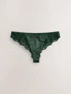 Next Lace Bow Back Knickers^Women Panties