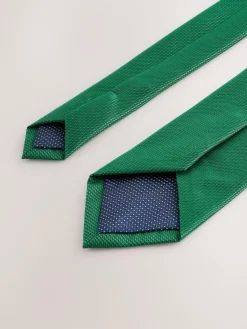 Next Emerald Green Slim Textured Tie^ Ties & Pocket Squares