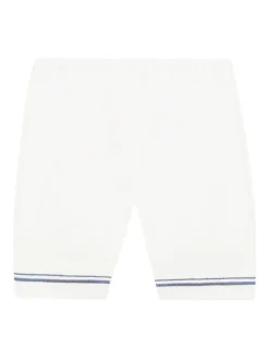 New Emile Et Rose Linen Style Sailor Collar & Trim 100% Cotton 2Pc Shorts & Hat Set