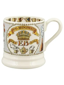 Emma Bridgewater Cream 40 Years 1985-2025 1/2 Pint Mug^ Mugs & Cups|Branded Kitchenware