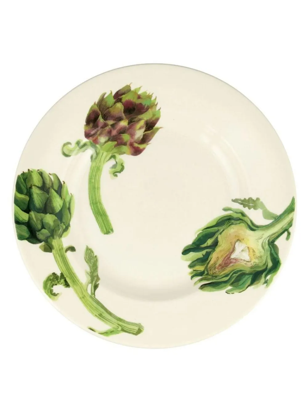 Clearance Emma Bridgewater Cream Artichoke 10 1/2 Inch Dinner Plate