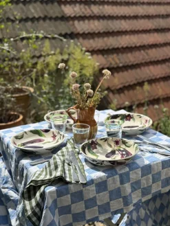 Online Emma Bridgewater Cream Aubergine Flowers Medium Pasta Bowl