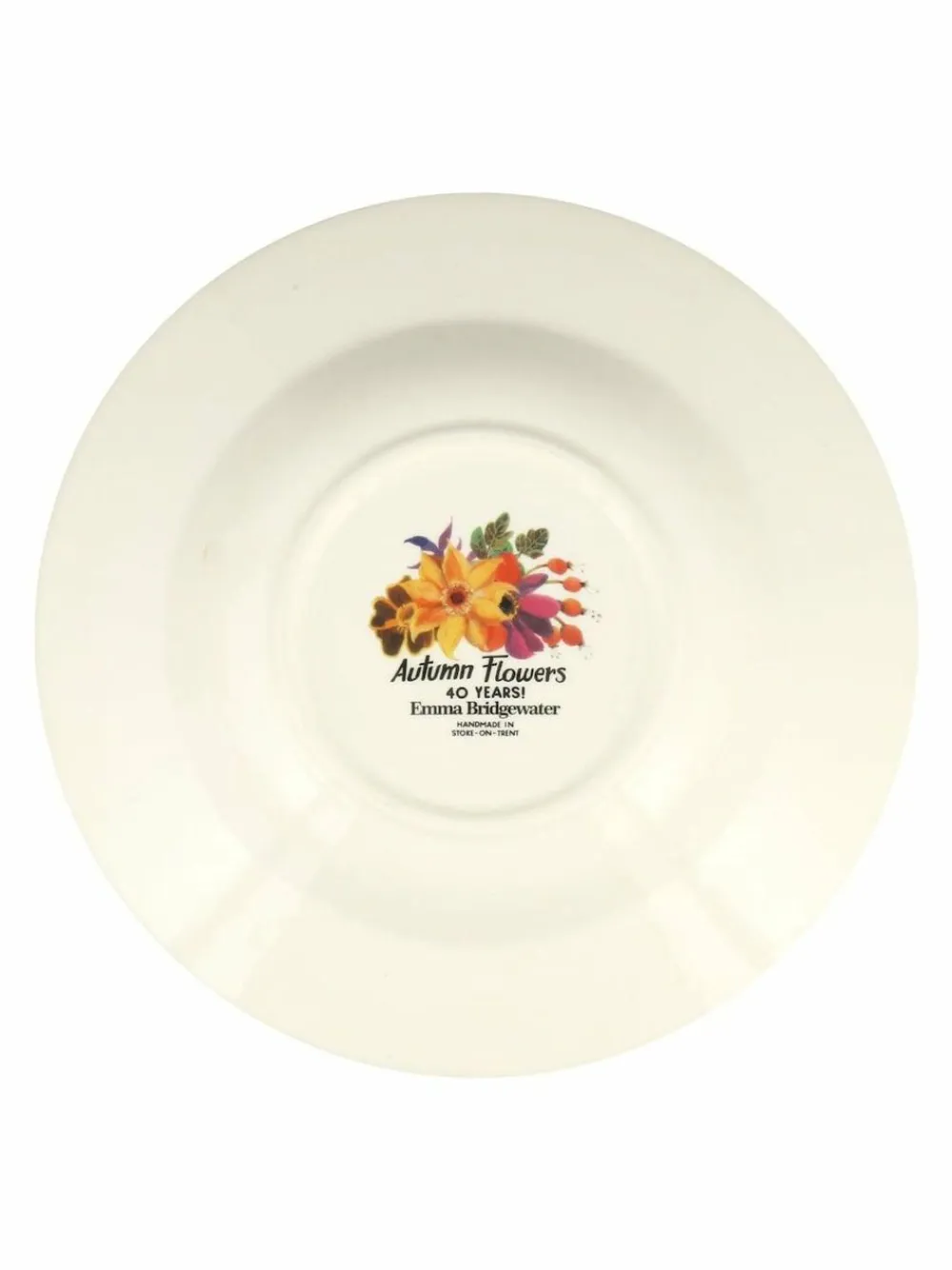 Clearance Emma Bridgewater Cream Autumn Flowers Soup Plate