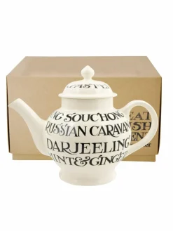 Best Emma Bridgewater Cream Black Toast 4 Mug Teapot