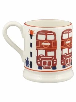 Emma Bridgewater Cream London Bus 1/2 Pint Mug^ Mugs & Cups|Branded Kitchenware