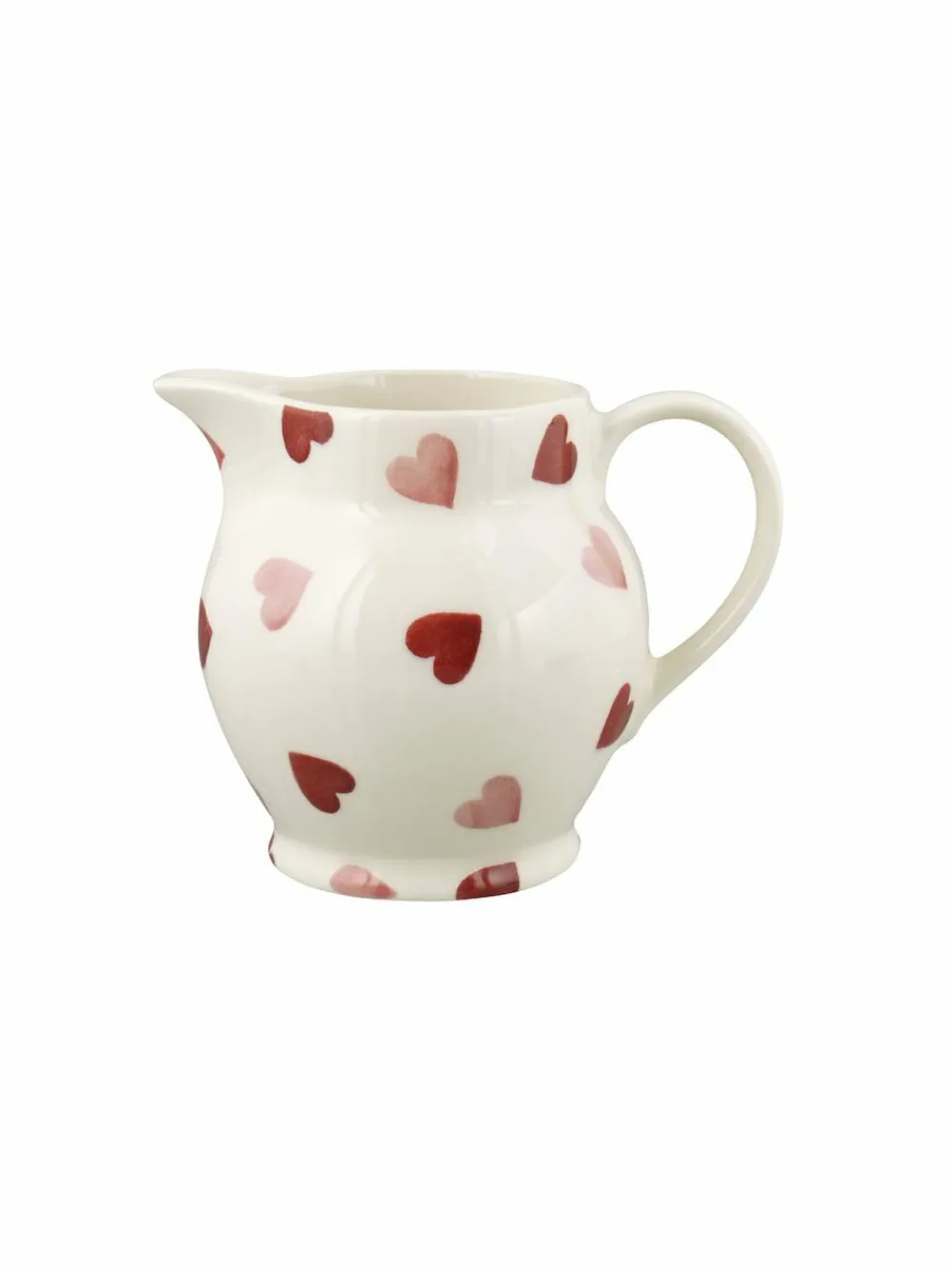 Best Emma Bridgewater Cream Pink Hearts 1/2 pint Jug