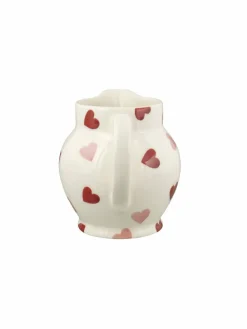 Best Emma Bridgewater Cream Pink Hearts 1/2 pint Jug