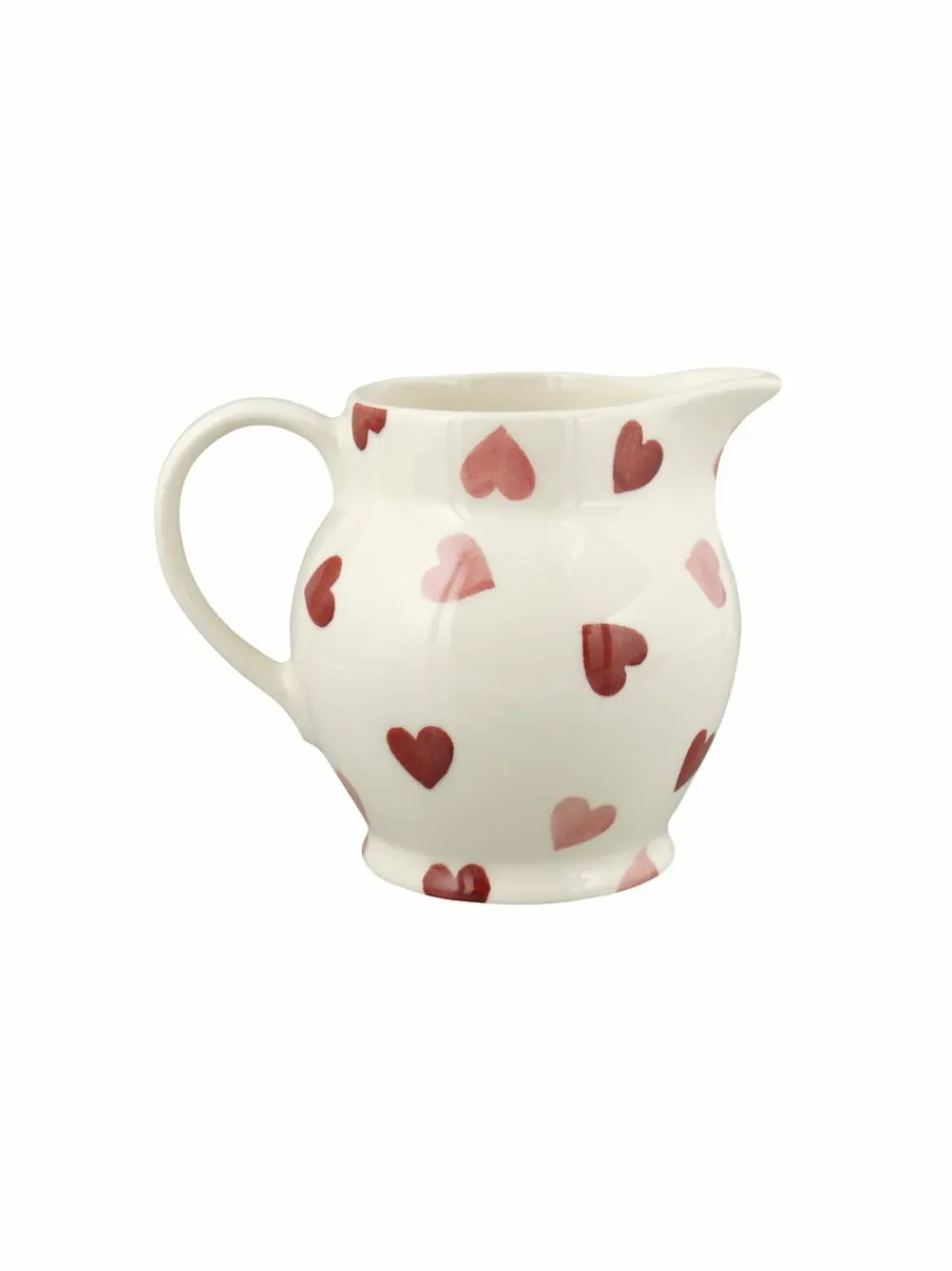 Best Emma Bridgewater Cream Pink Hearts 1/2 pint Jug