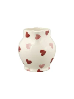 Best Emma Bridgewater Cream Pink Hearts 1/2 pint Jug
