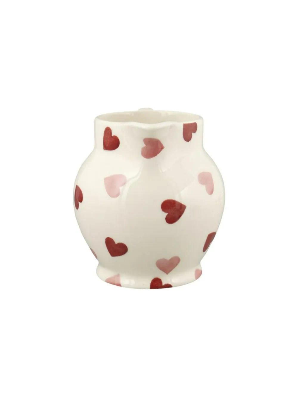 Best Emma Bridgewater Cream Pink Hearts 1/2 pint Jug