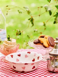 Sale Emma Bridgewater Cream Pink Hearts Cereal Bowl