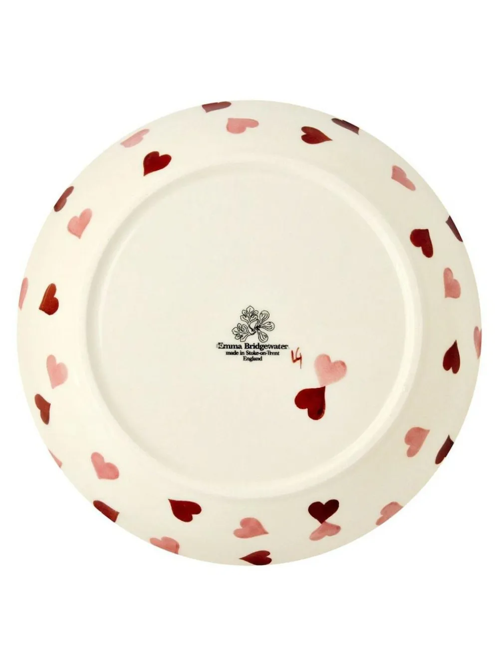 Outlet Emma Bridgewater Cream Pink Hearts Medium Pasta Bowl