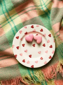 Emma Bridgewater Cream Pink Hearts 8 1/2 Inch Side Plate