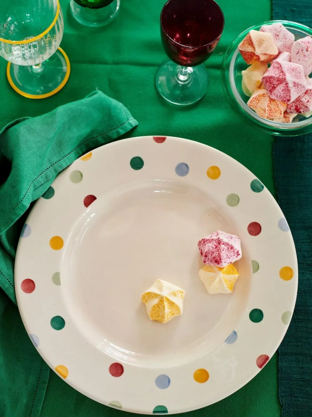 Sale Emma Bridgewater Cream Polka Dot 10 1/2 Inch Dinner Plate