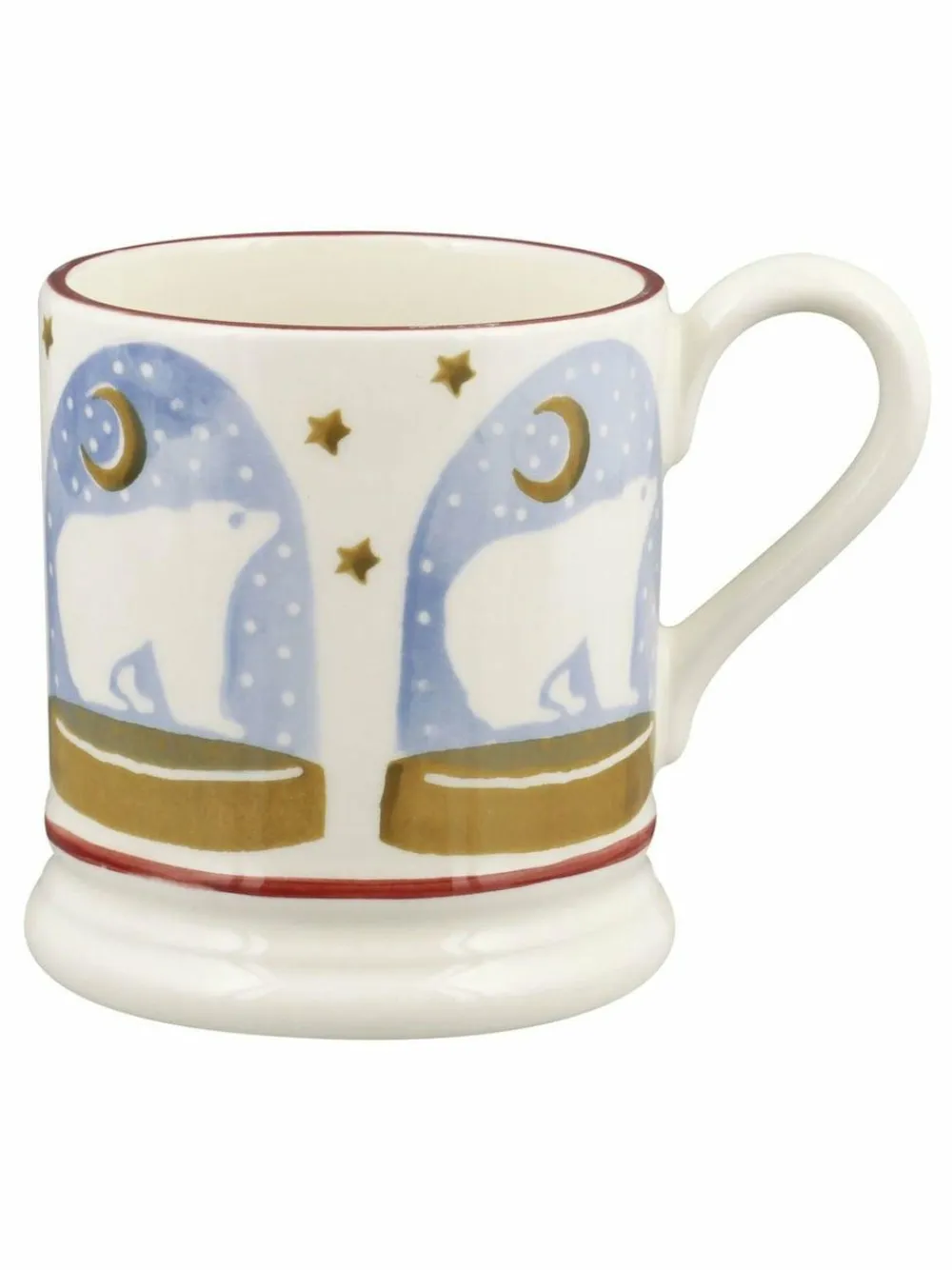 Best Emma Bridgewater Cream Polar Bear Snow Globe 1/2 Pint Mug