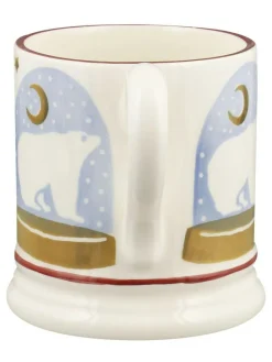 Best Emma Bridgewater Cream Polar Bear Snow Globe 1/2 Pint Mug