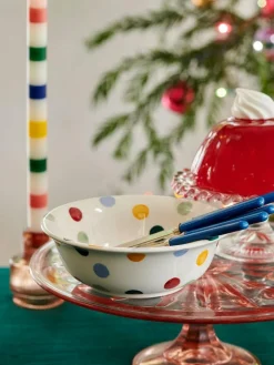Emma Bridgewater Cream Polka Dot Cereal Bowl^ Dinner Sets & Pasta Bowls|Branded Kitchenware
