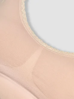 Outlet Emma Jane Emma-Jane Lace Trim Seamless Maternity & Nursing Bra Pink