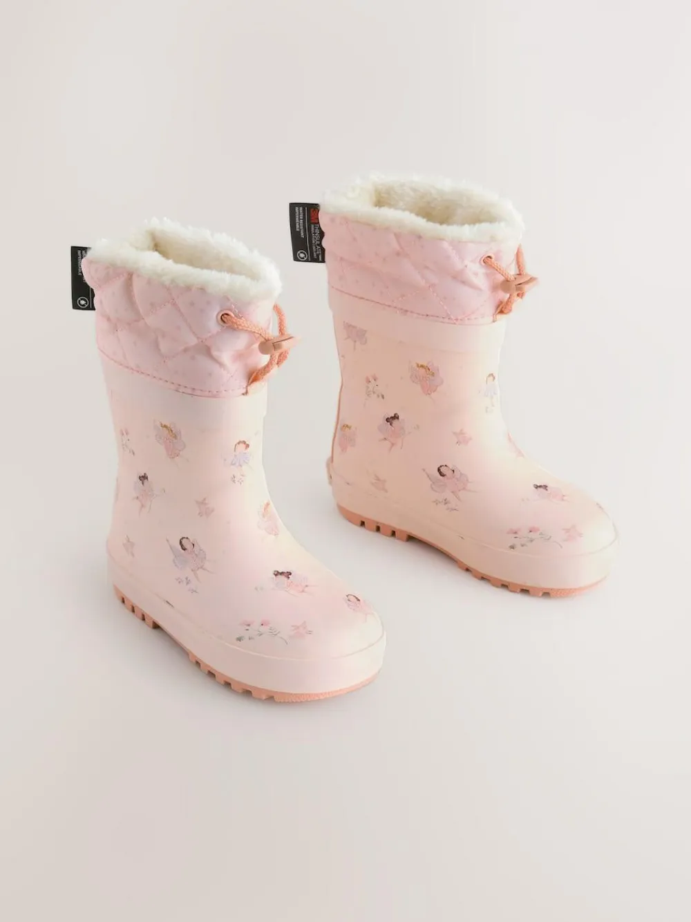 Discount Next Character Thinsulate Lined Cuff Wellies Fairy Pink
