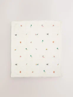 Best Next Farm Embroidered Baby Fleece Blanket