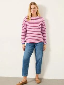 Fat Face FatFace Airlie Breton Stripe Crew Sweat^Women Hoodies & Sweatshirts