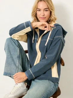 Fat Face FatFace Airlie Navy Zip Through Hoodie^Women Hoodies & Sweatshirts