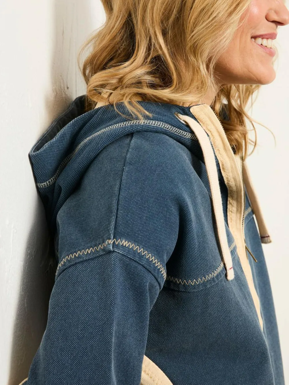 Fat Face FatFace Airlie Navy Zip Through Hoodie^Women Hoodies & Sweatshirts