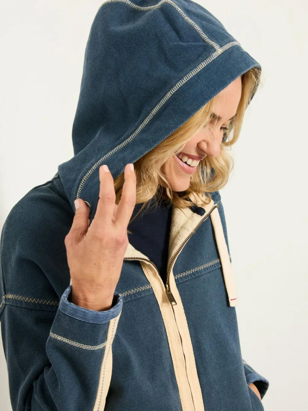 Fat Face FatFace Airlie Navy Zip Through Hoodie^Women Hoodies & Sweatshirts