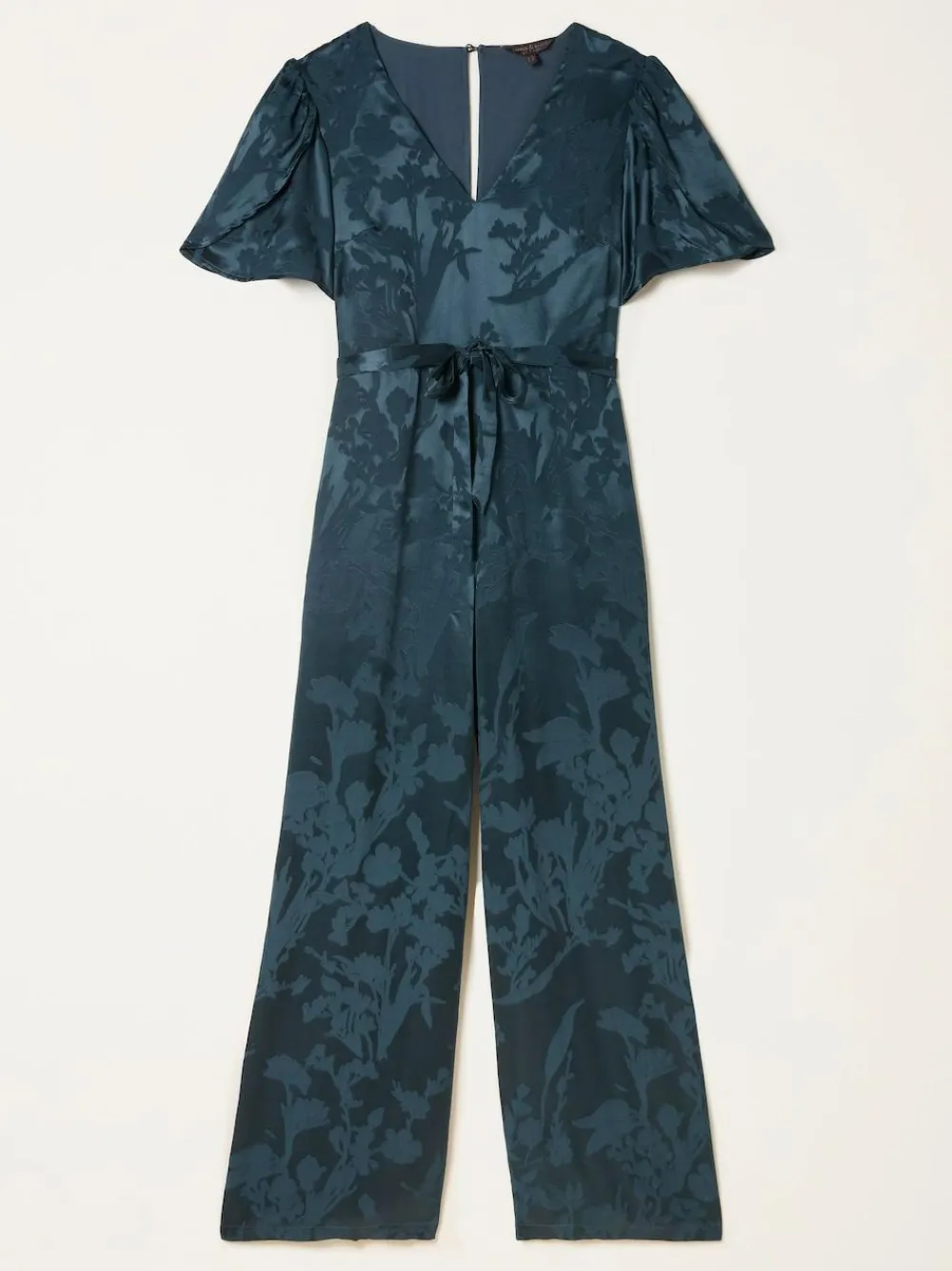Outlet Fat Face FatFace Azalea Dark Navy Petite Jacquard Jumpsuit