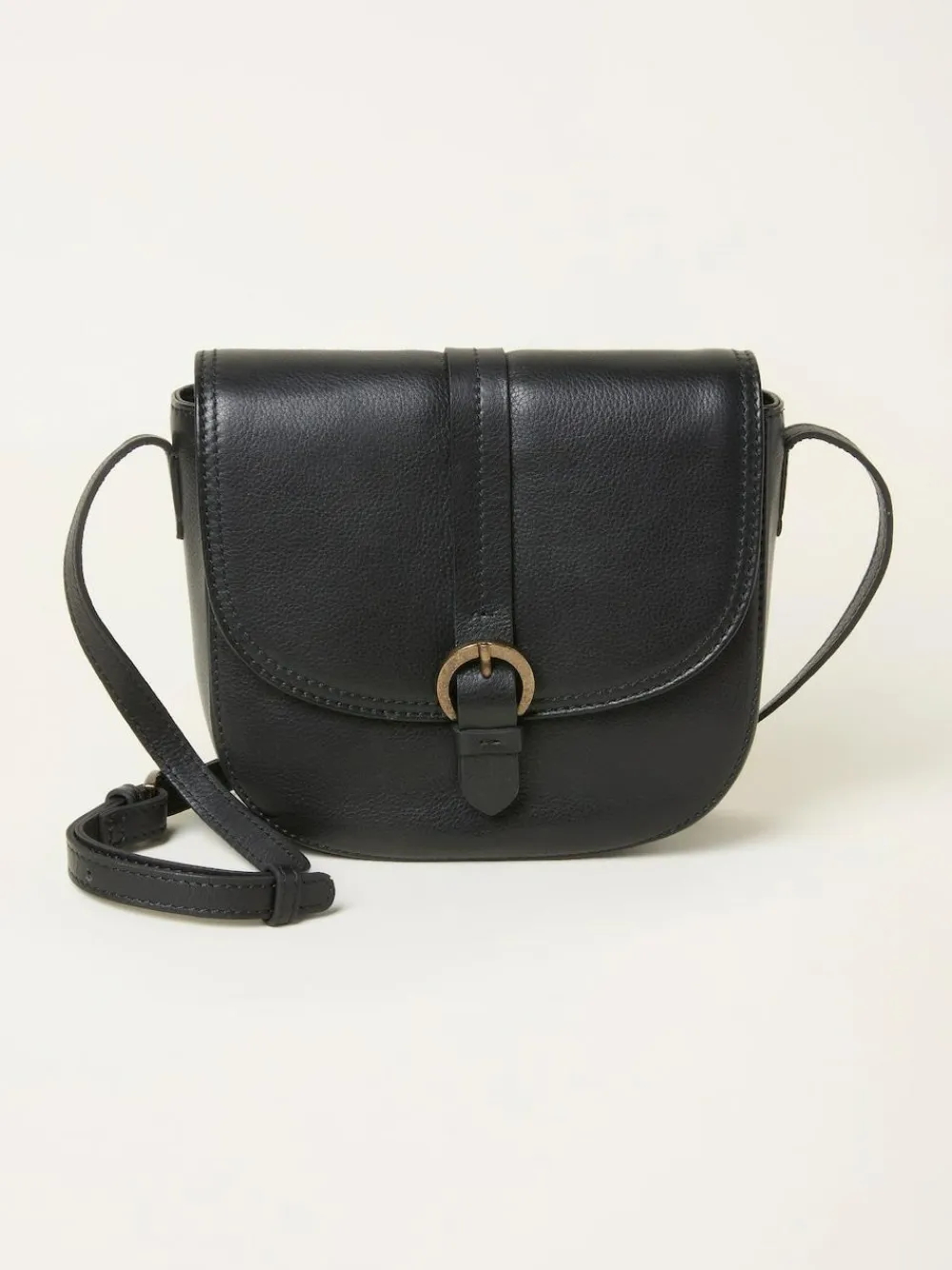 Online Fat Face FatFace Black Sofia Saddle Crossbody Bag